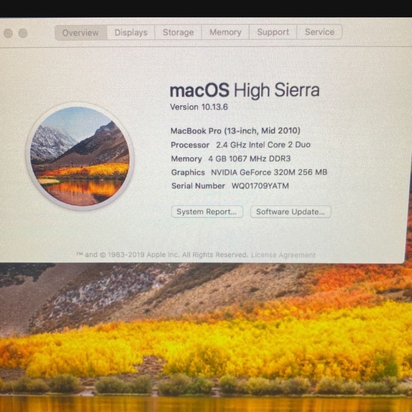 Mac Book Pro 13in, Mid 2010 - Picture 2 of 5